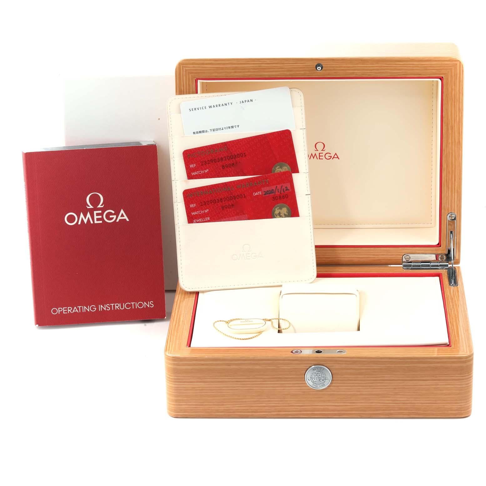 Omega Seamaster Planet Ocean Titanium Mens Watch 232.90.38.20.03.001 Box Card 6