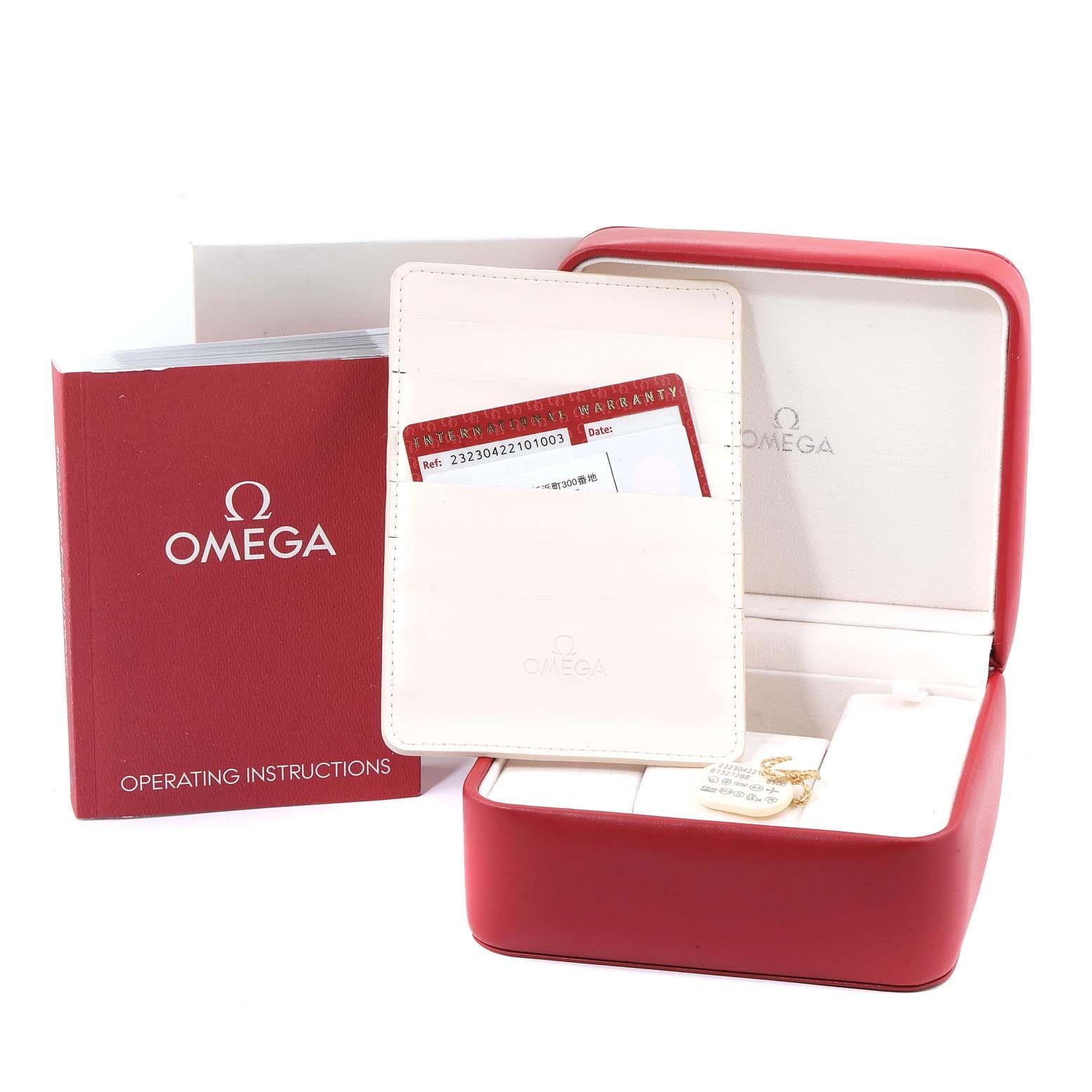 Omega Seamaster Planet Ocean Watch 232.30.42.21.01.003 Box Card 4