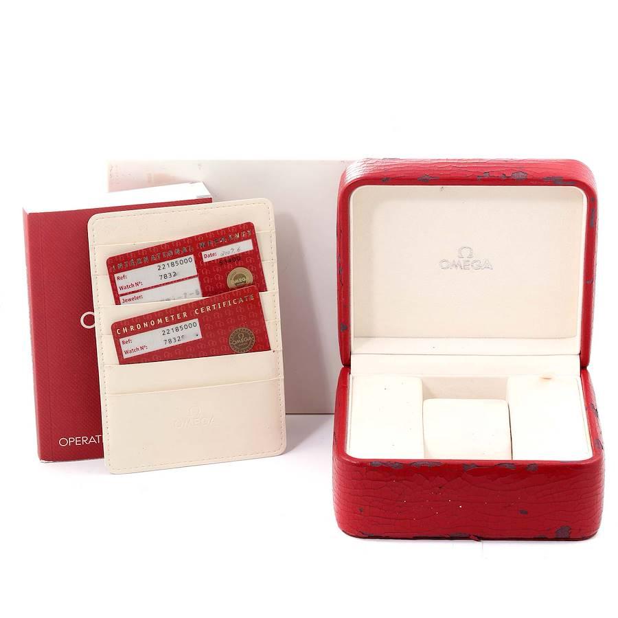 Omega Seamaster Planet Ocean XL Chrono Mens Watch 2218.50.00 Box Card 5