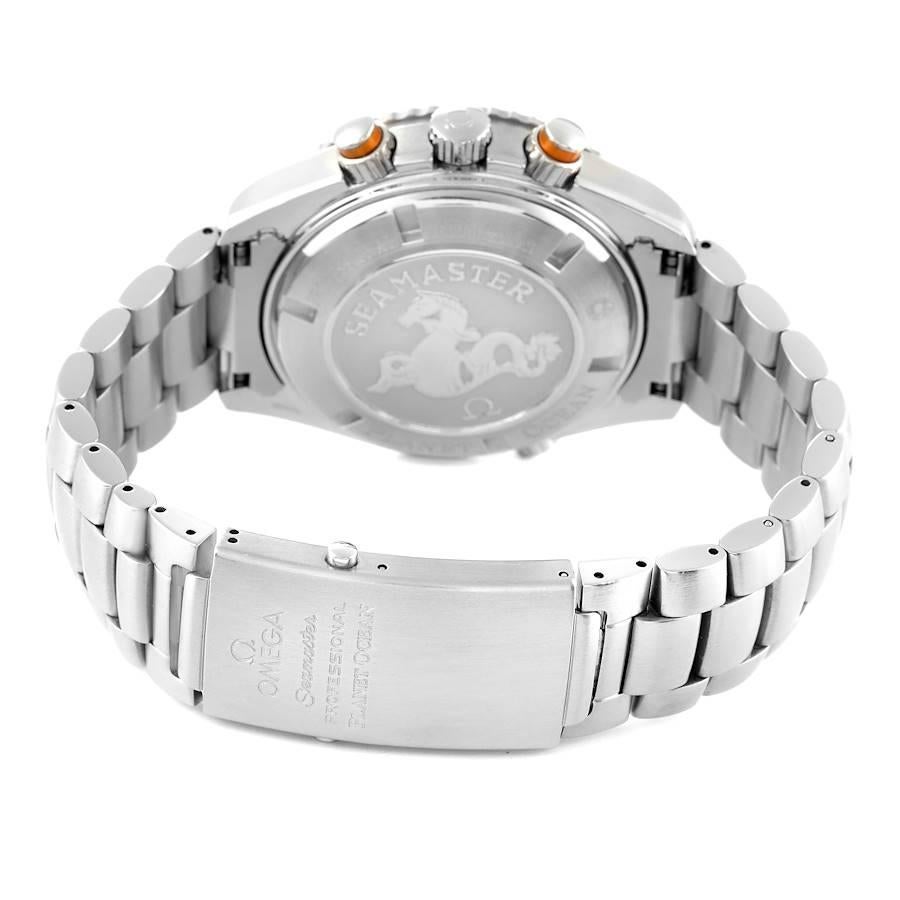 Omega Seamaster Planet Ocean XL Chrono Mens Watch 2218.50.00 Box Card 2