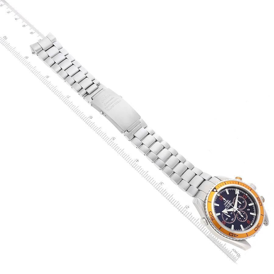 Omega Seamaster Planet Ocean XL Chrono Mens Watch 2218.50.00 Box Card 3