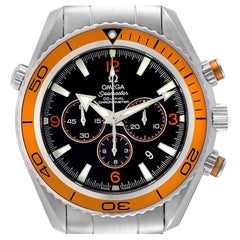 Omega Seamaster Planet Ocean XL Chrono Mens Watch 2218.50.00 Box Card