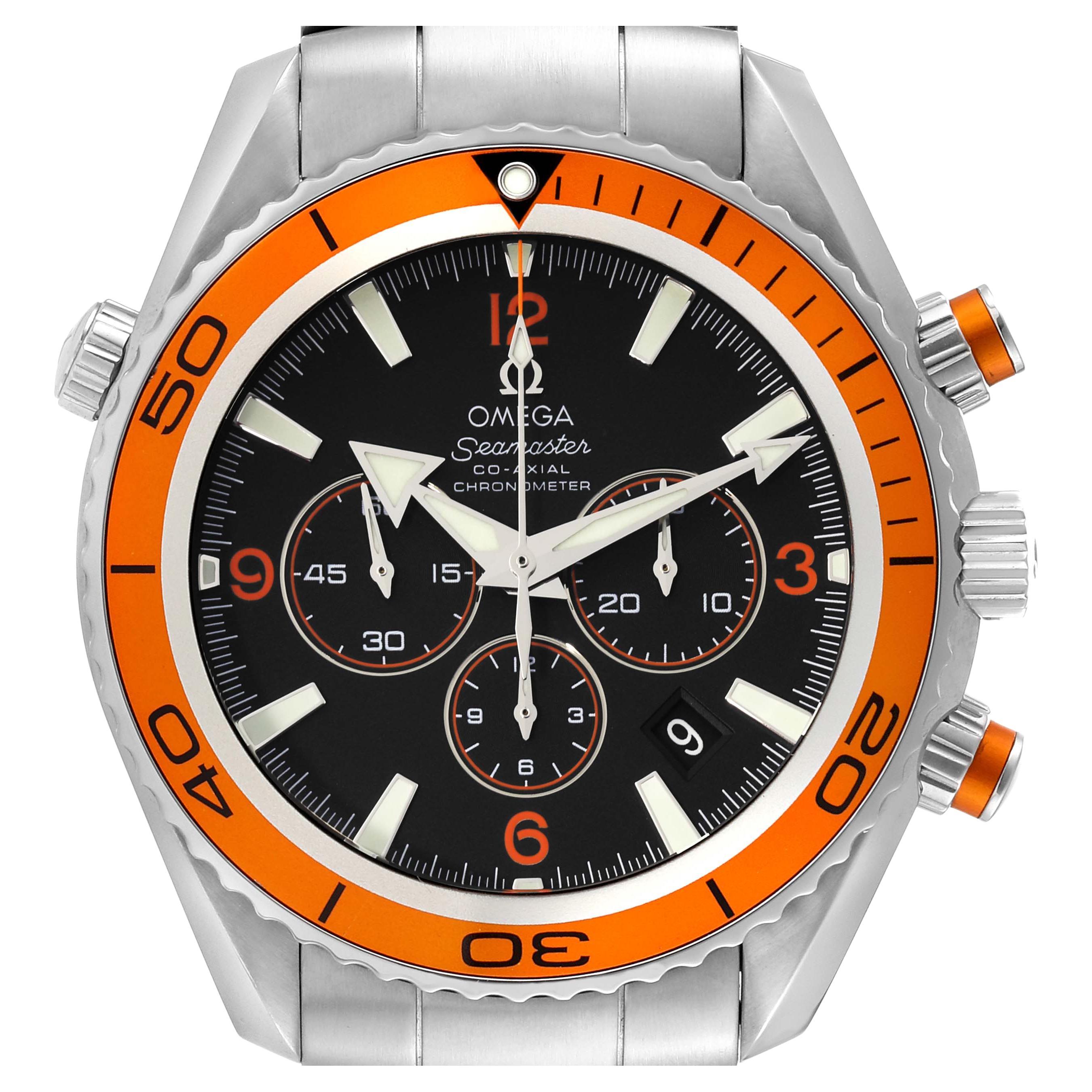 Omega Seamaster Planet Ocean XL Chrono Herrenuhr 2218,50,00 Boxkartenkarte