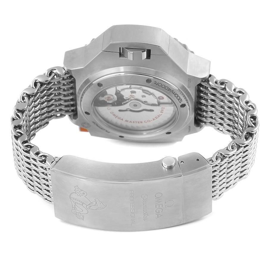 Omega Seamaster Ploprof Titanium Watch 227.90.55.21.04.001 Box Card For Sale 2