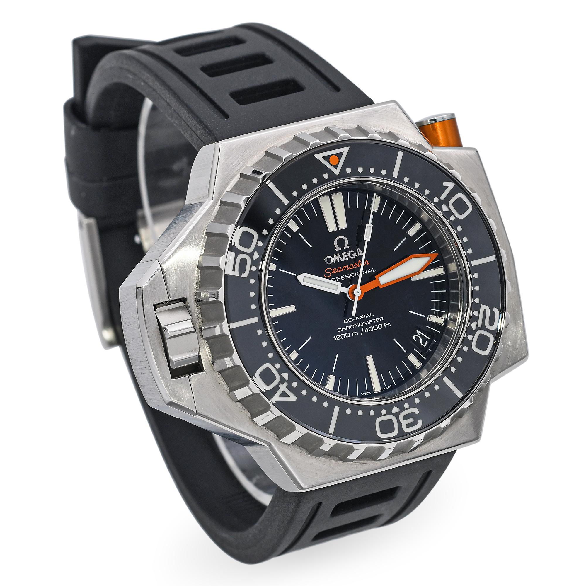 Montre pour homme Omega Seamaster Ploprof en acier inoxydable Co-Axial Pour hommes en vente