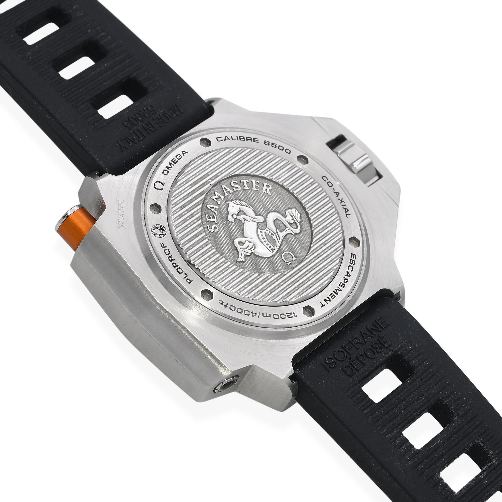 Montre pour homme Omega Seamaster Ploprof en acier inoxydable Co-Axial en vente 1