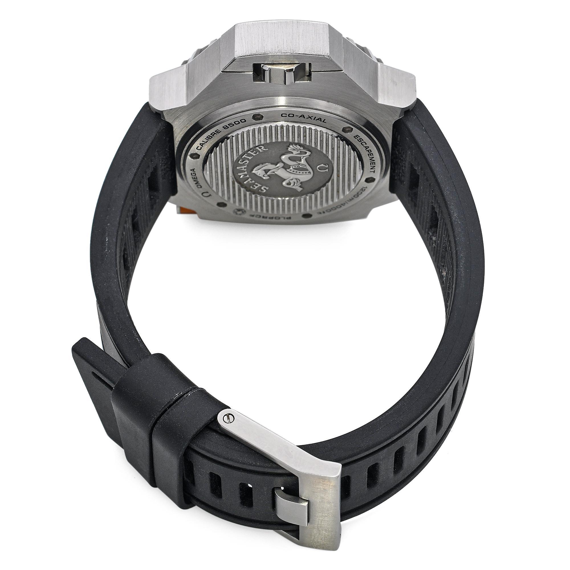 Montre pour homme Omega Seamaster Ploprof en acier inoxydable Co-Axial en vente 2