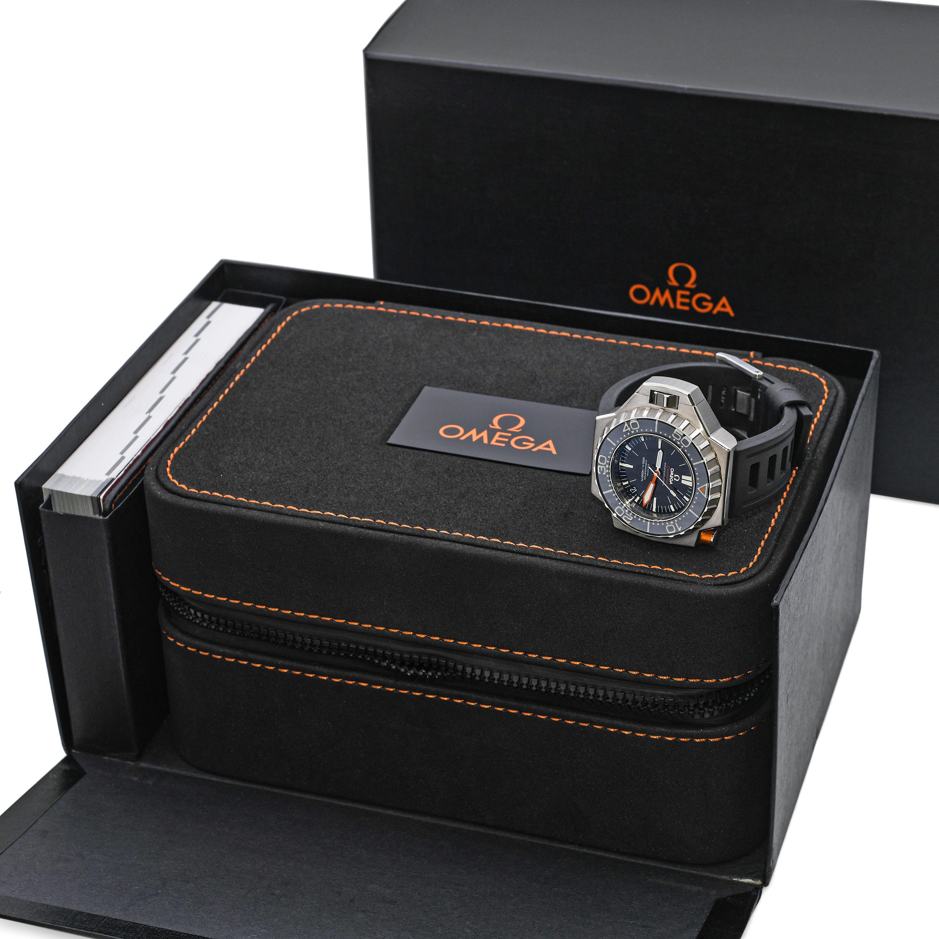 Montre pour homme Omega Seamaster Ploprof en acier inoxydable Co-Axial en vente 4
