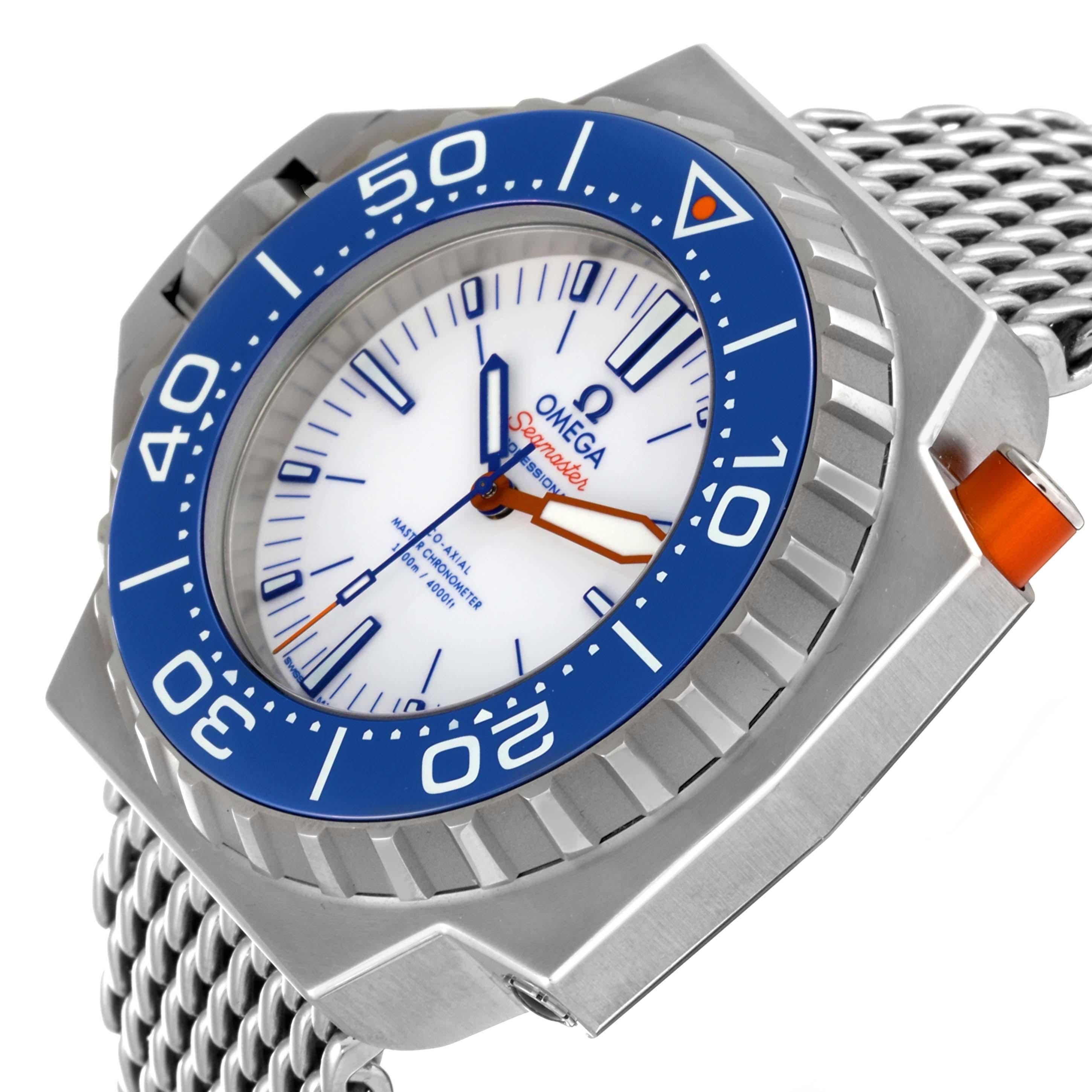 Omega Seamaster Ploprof Titan-Herrenuhr 227.90.55.21.04.001 Ungetragen im Angebot 2