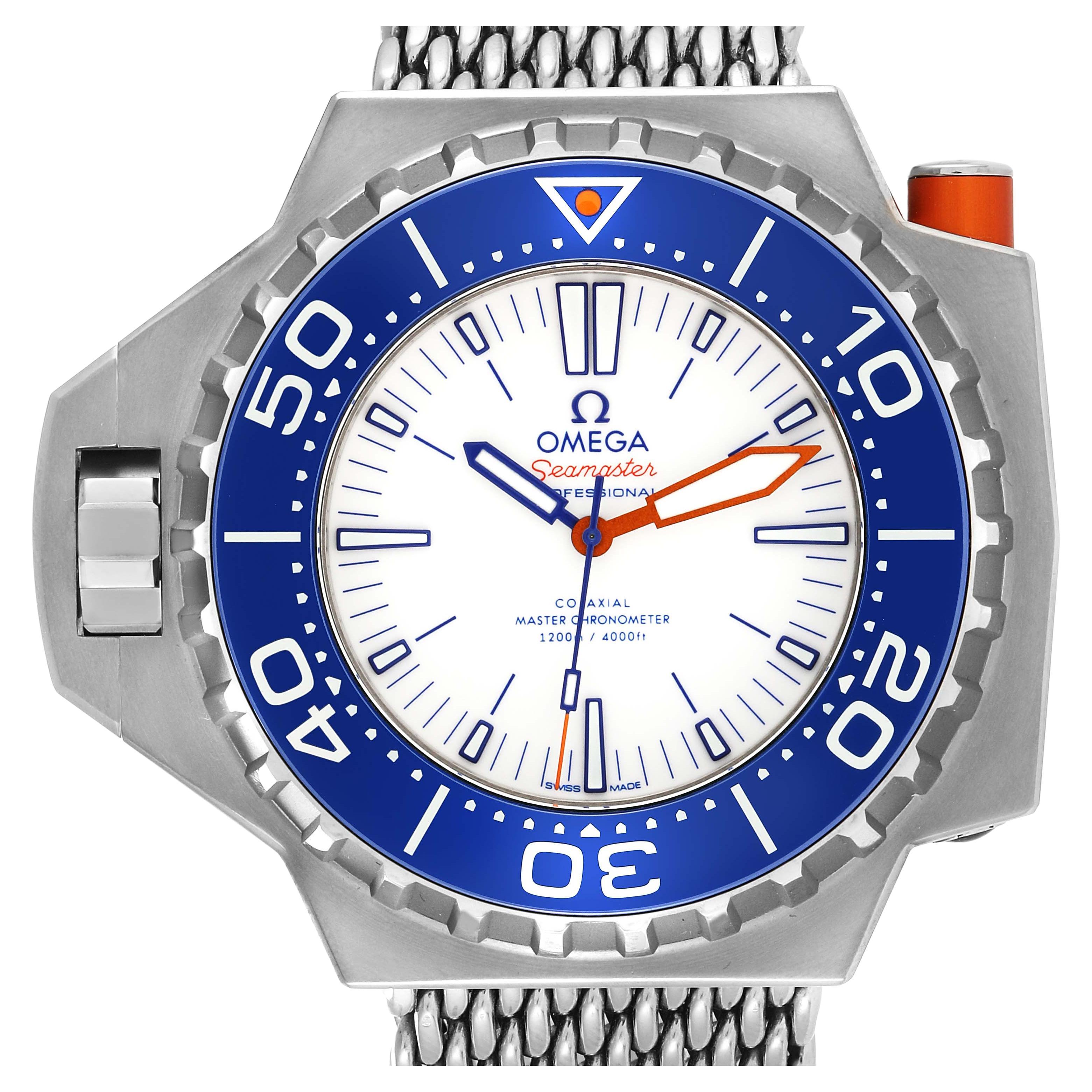 Omega Seamaster Ploprof Titanium Mens Watch 227.90.55.21.04.001 Unworn For Sale