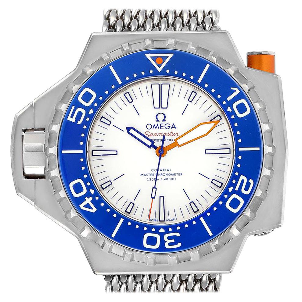 Omega Seamaster Ploprof Titanium Watch 227.90.55.21.04.001 Box Card For Sale