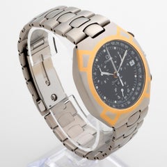Omega Seamaster Polaris Chronograph Quartz, 40mm Steel/18K Yellow Gold Inlay...