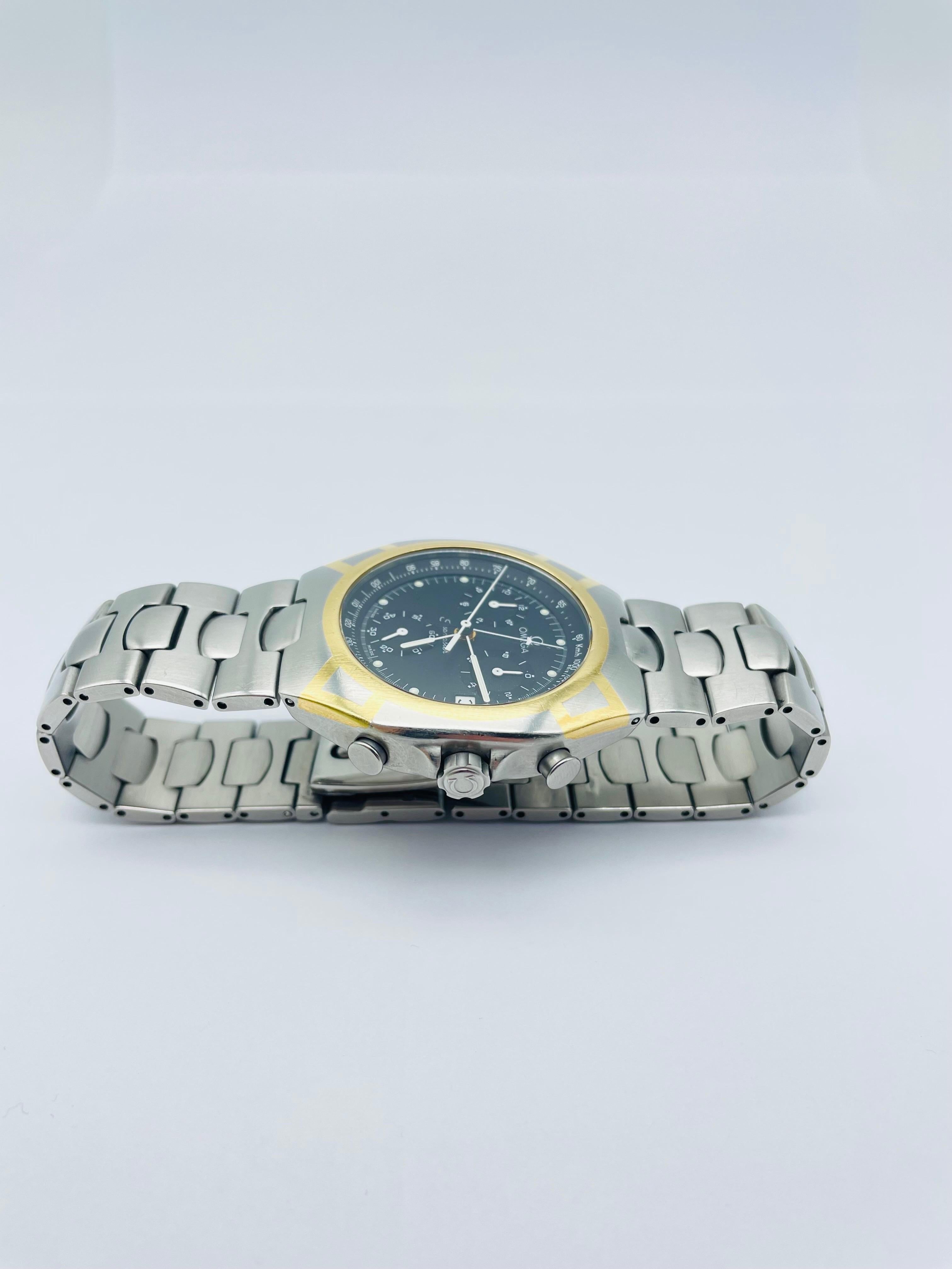 Omega Seamaster Polaris Chronograph Quartz Watch Steel / Gold 6