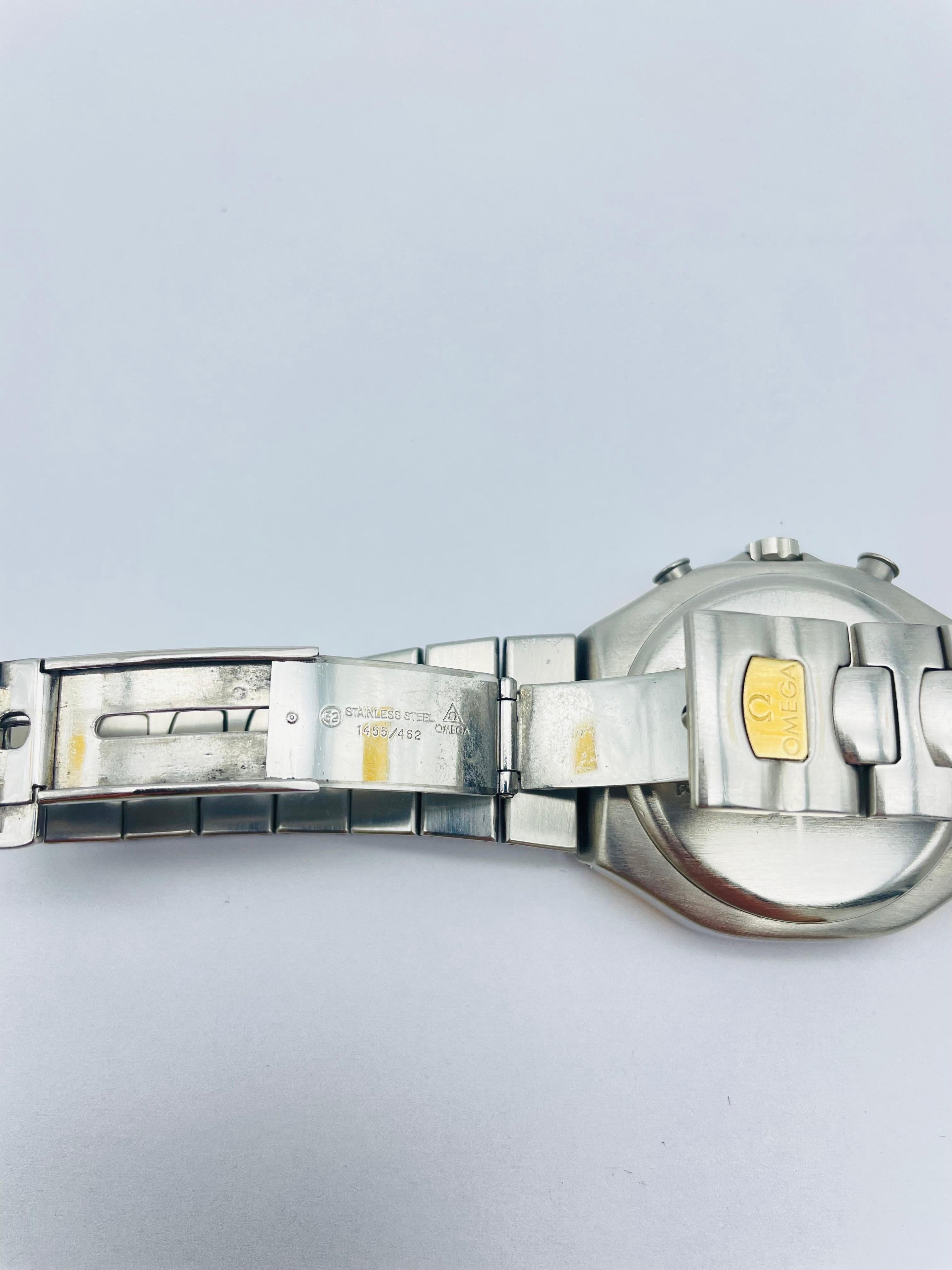 Omega Seamaster Polaris Chronograph Quartz Watch Steel / Gold 7