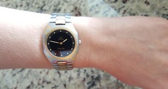 Omega Seamaster Polaris Two Tone 18 Karat and Stainless Steel Watch, Year 1999