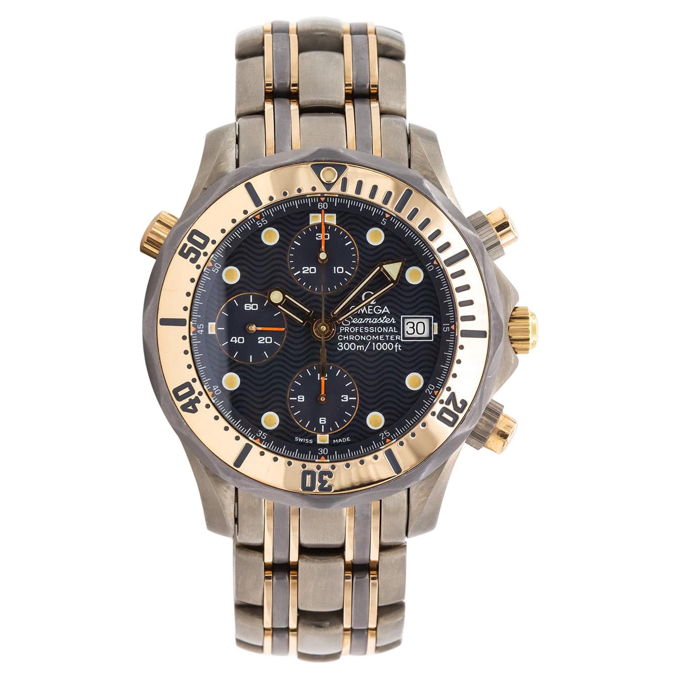 Omega Seamaster Professional 300m Chronograph Titanium Rose Gold