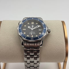 Omega Seamaster Professional 300M Midsize "James Bond" Blau Welle Zifferblatt 36mm