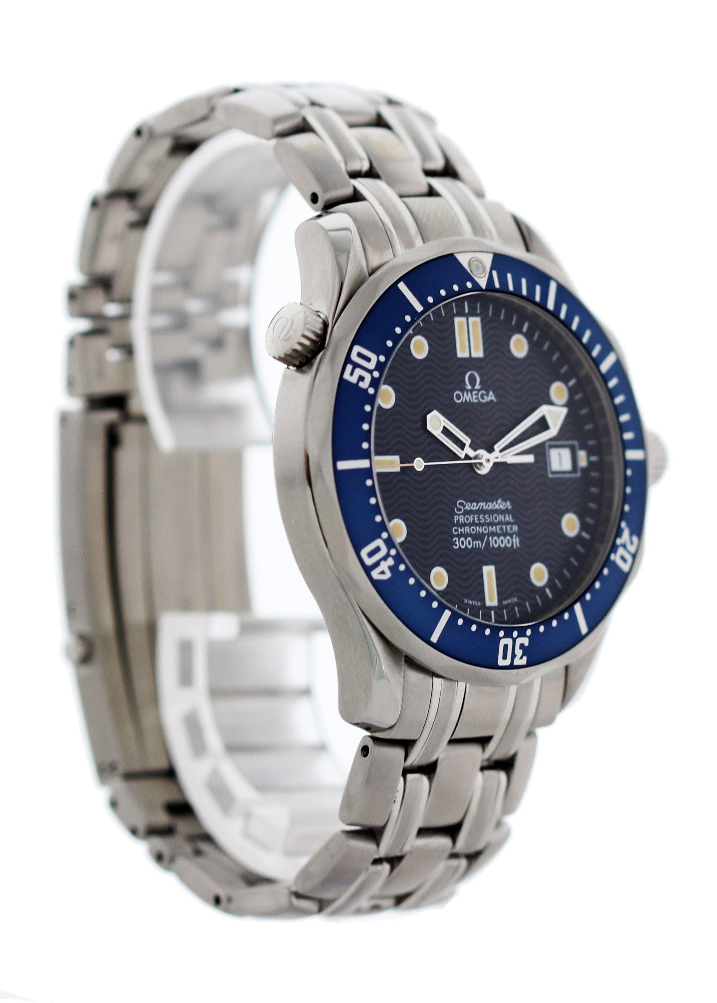 Omega Seamaster Professional Chronometer 2531.80 Men's Watch In Excellent Condition For Sale In New York, NY