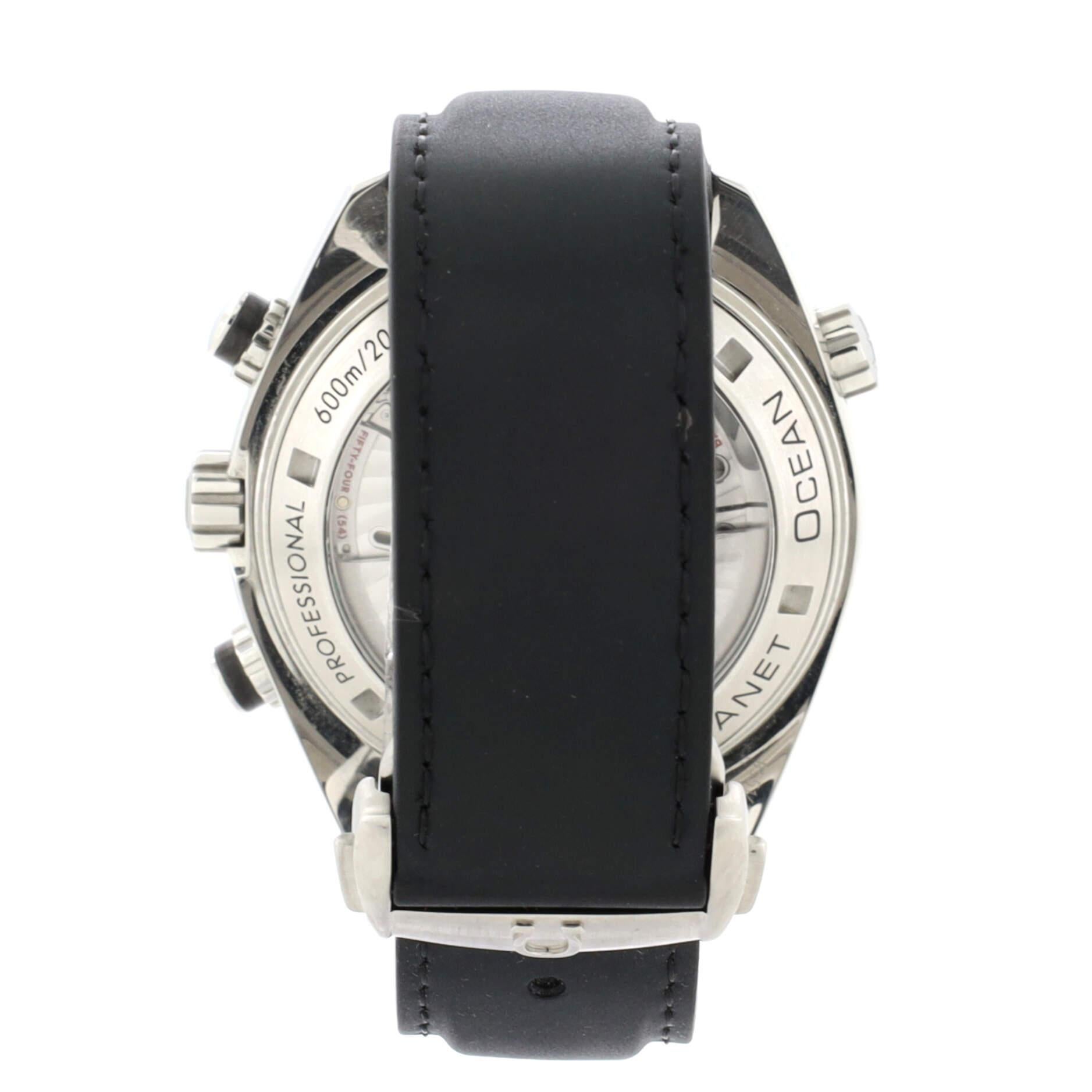 Omega Seamaster Professional Planet Ocean 600m Co-Axial Chronometer Chronograph 1