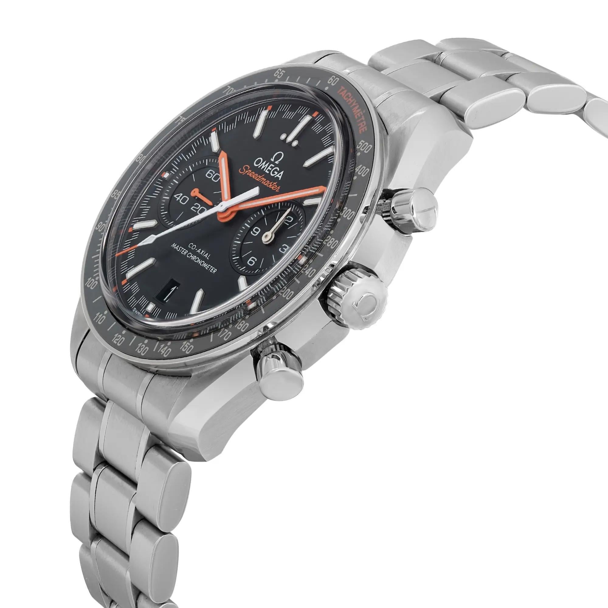 Montre Omega Seamaster Racing 44.25mm Steel Black Dial 329.30.44.51.01.002 Neuf - En vente à New York, NY