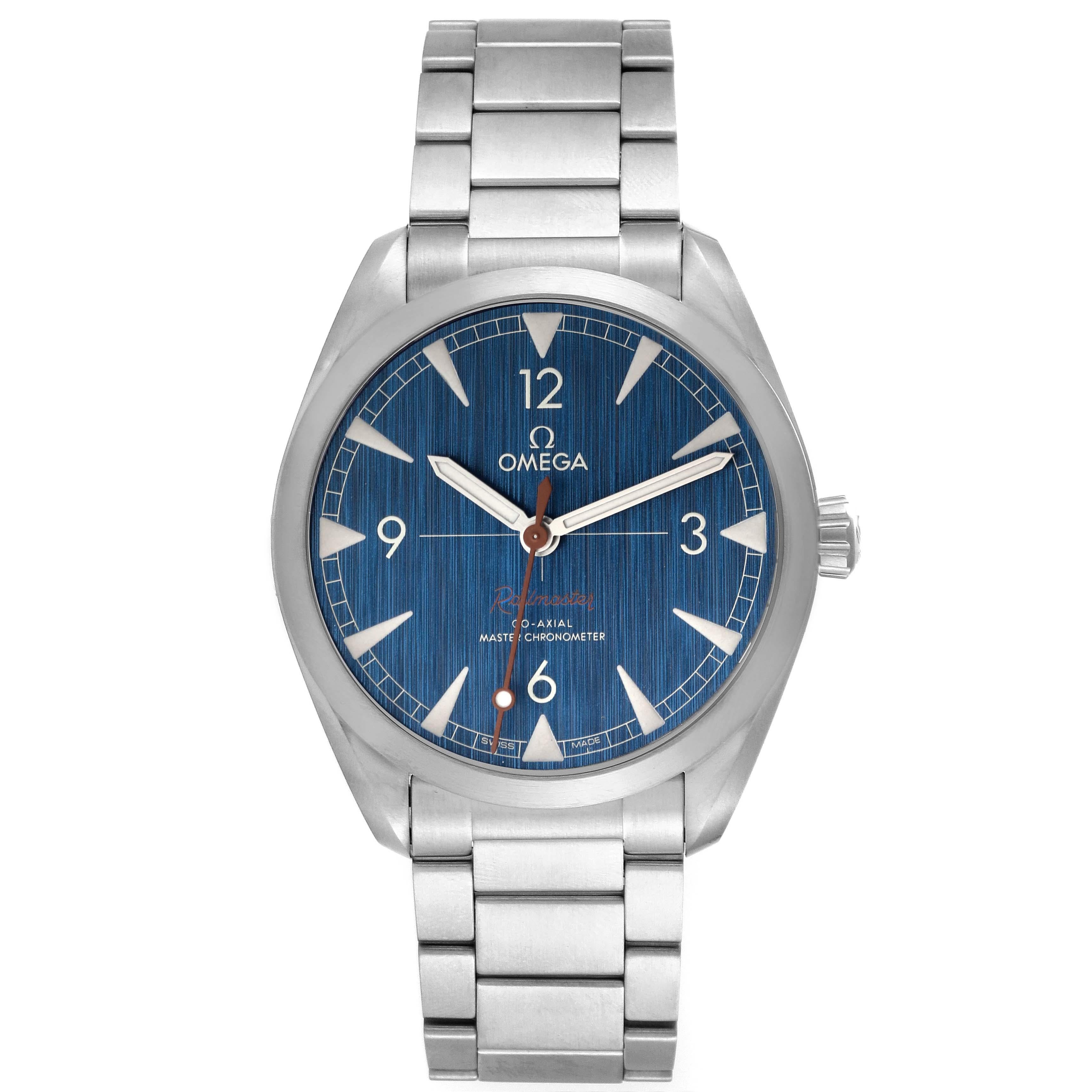 omega railmaster blue