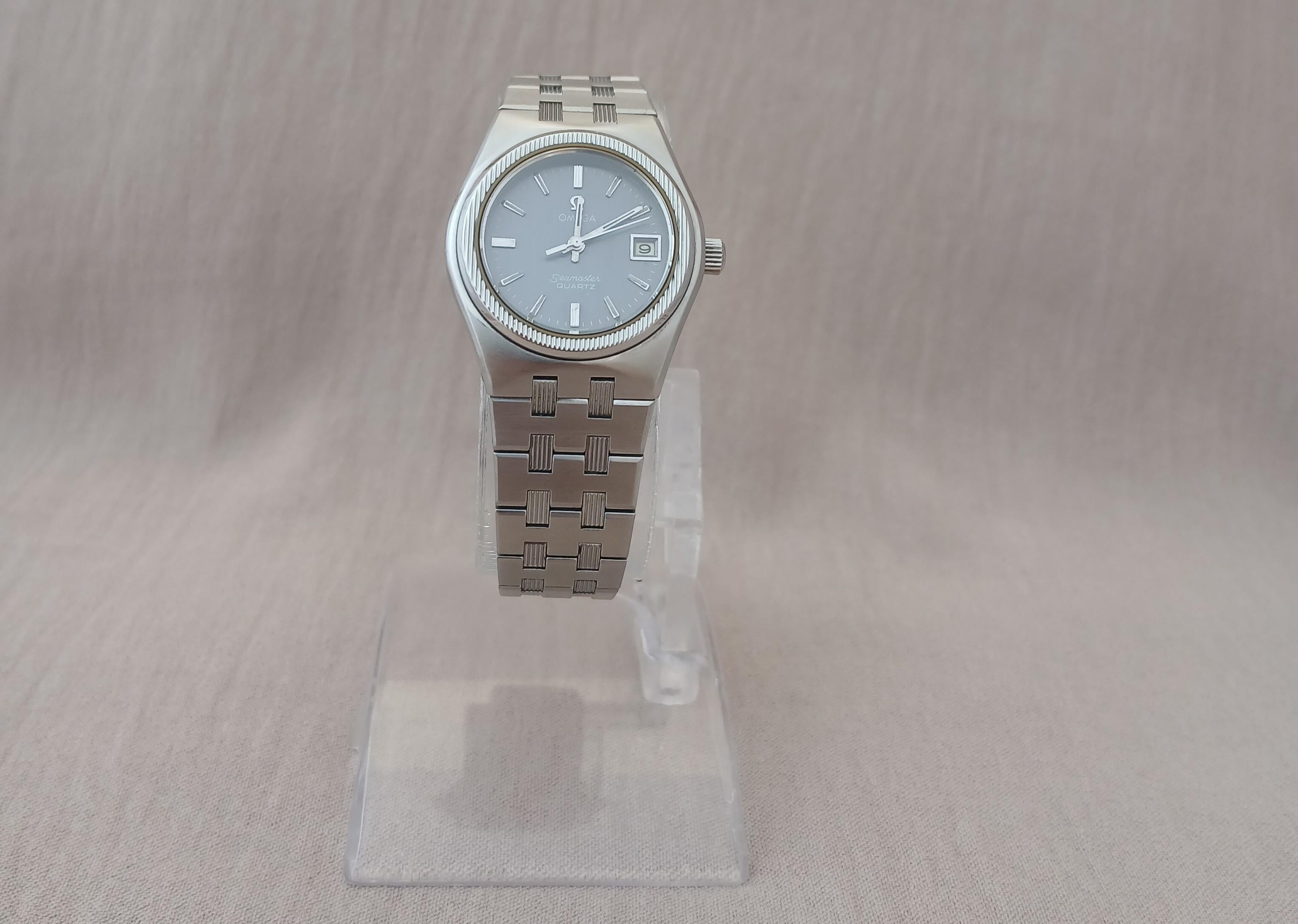 Women's Omega Seamaster Ref 5960018 Stainless Steel Ladies Watch For Sale