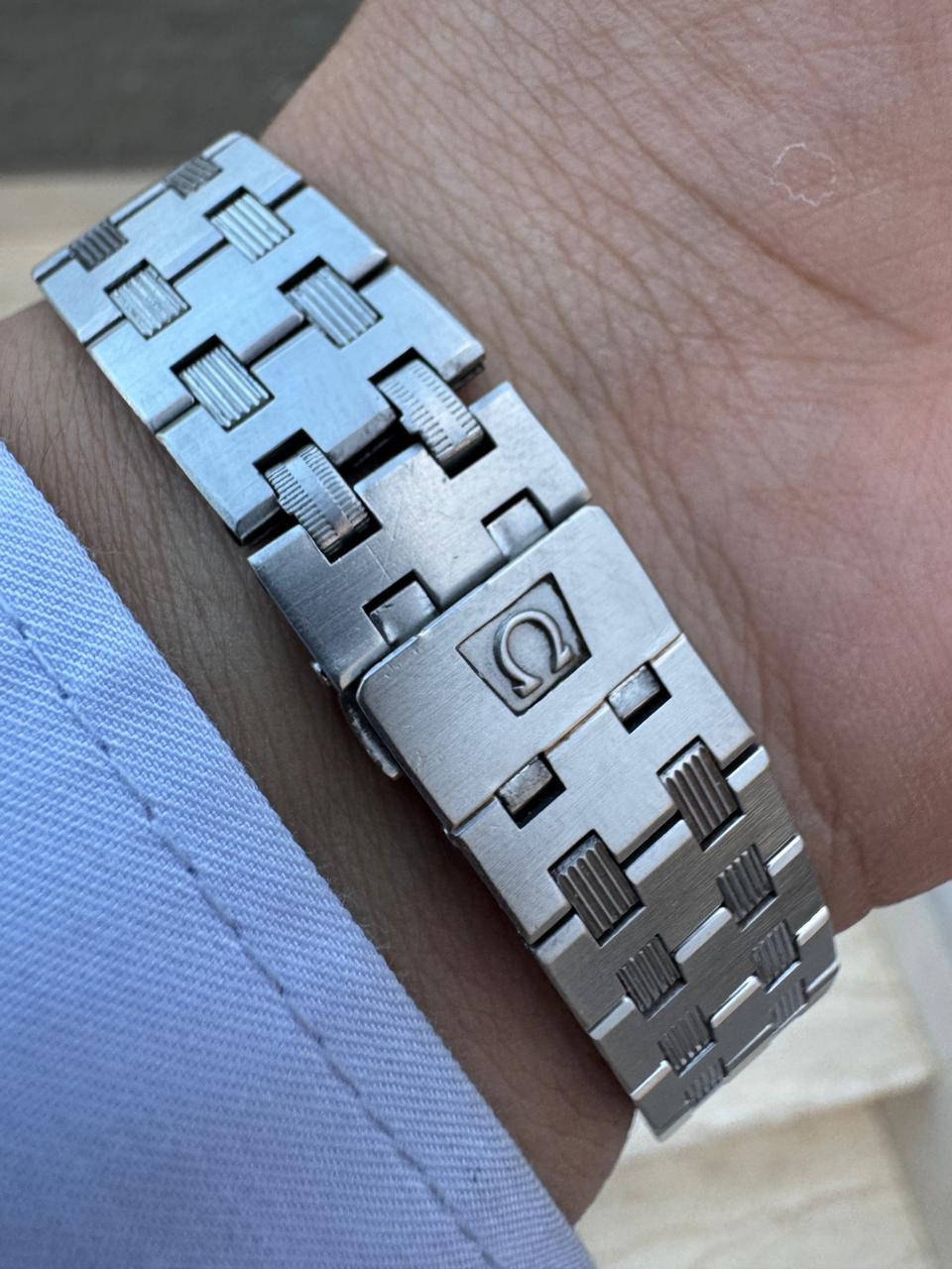 Omega Seamaster Ref 5960018 Stainless Steel Ladies Watch For Sale 1