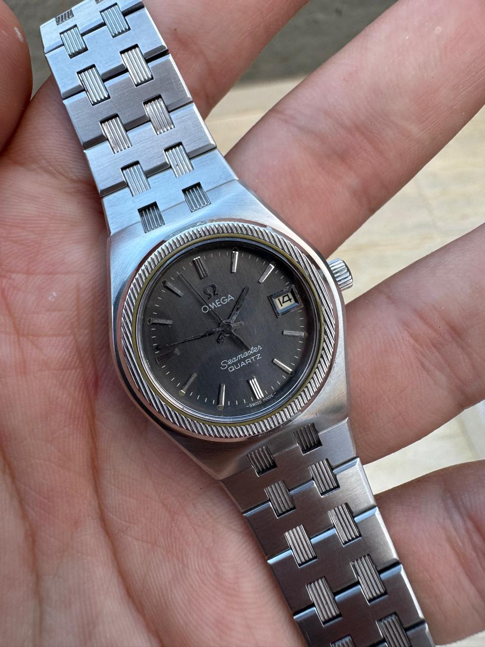 Omega Seamaster Ref 5960018 Stainless Steel Ladies Watch For Sale 3