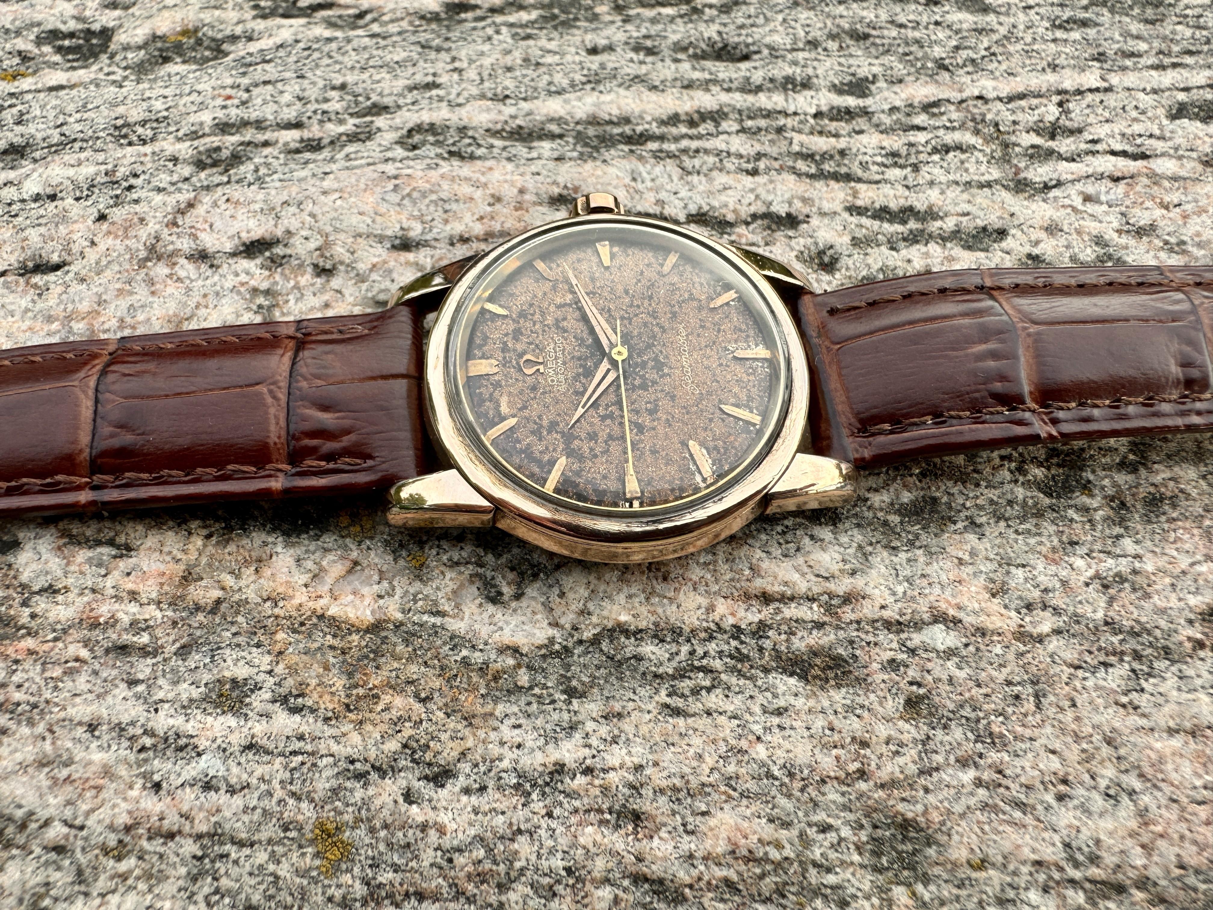 Montre Omega Seamaster Ref.2921 Tropical Rare Brown Dial 6