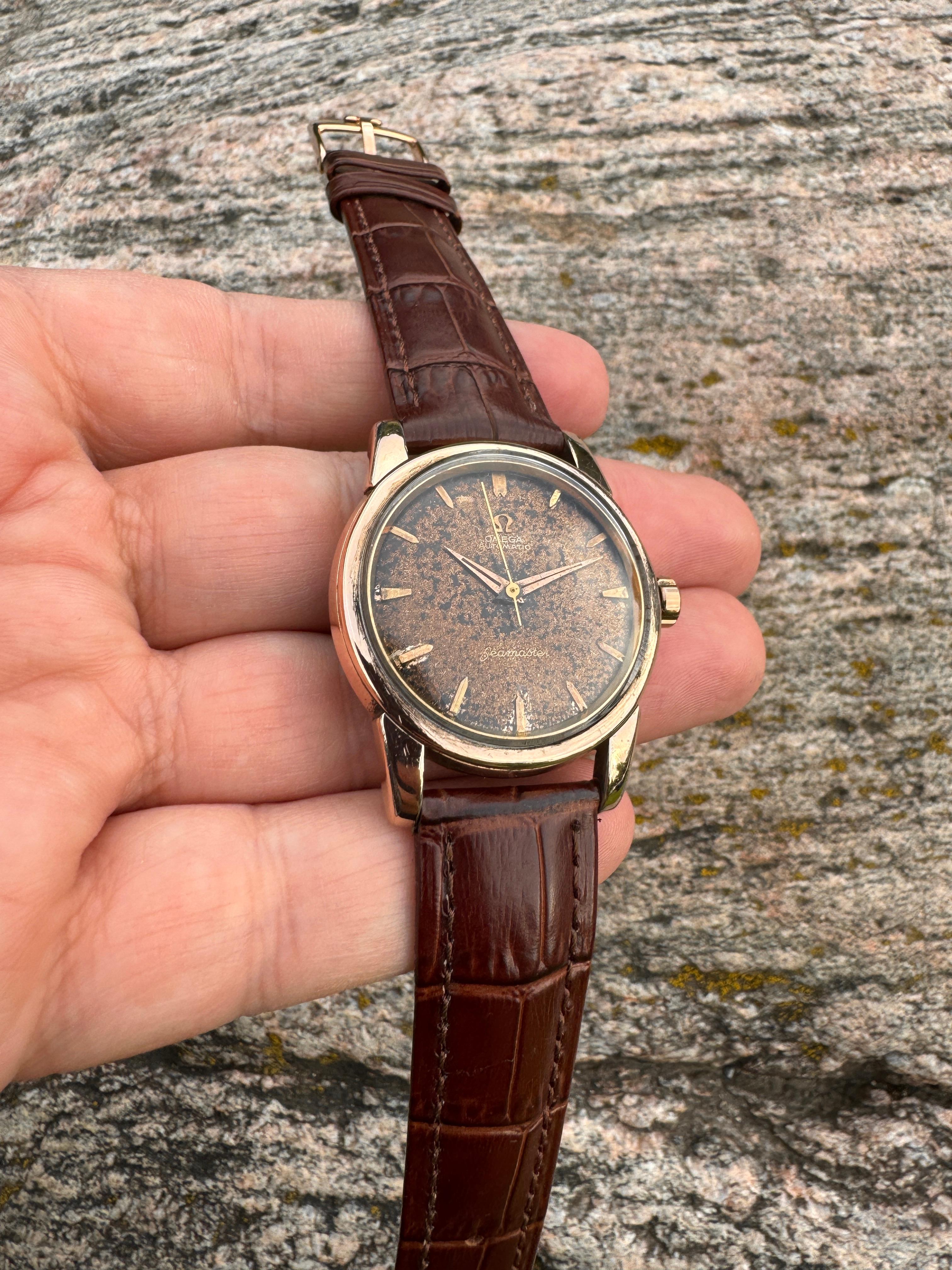Montre Omega Seamaster Ref.2921 Tropical Rare Brown Dial 8