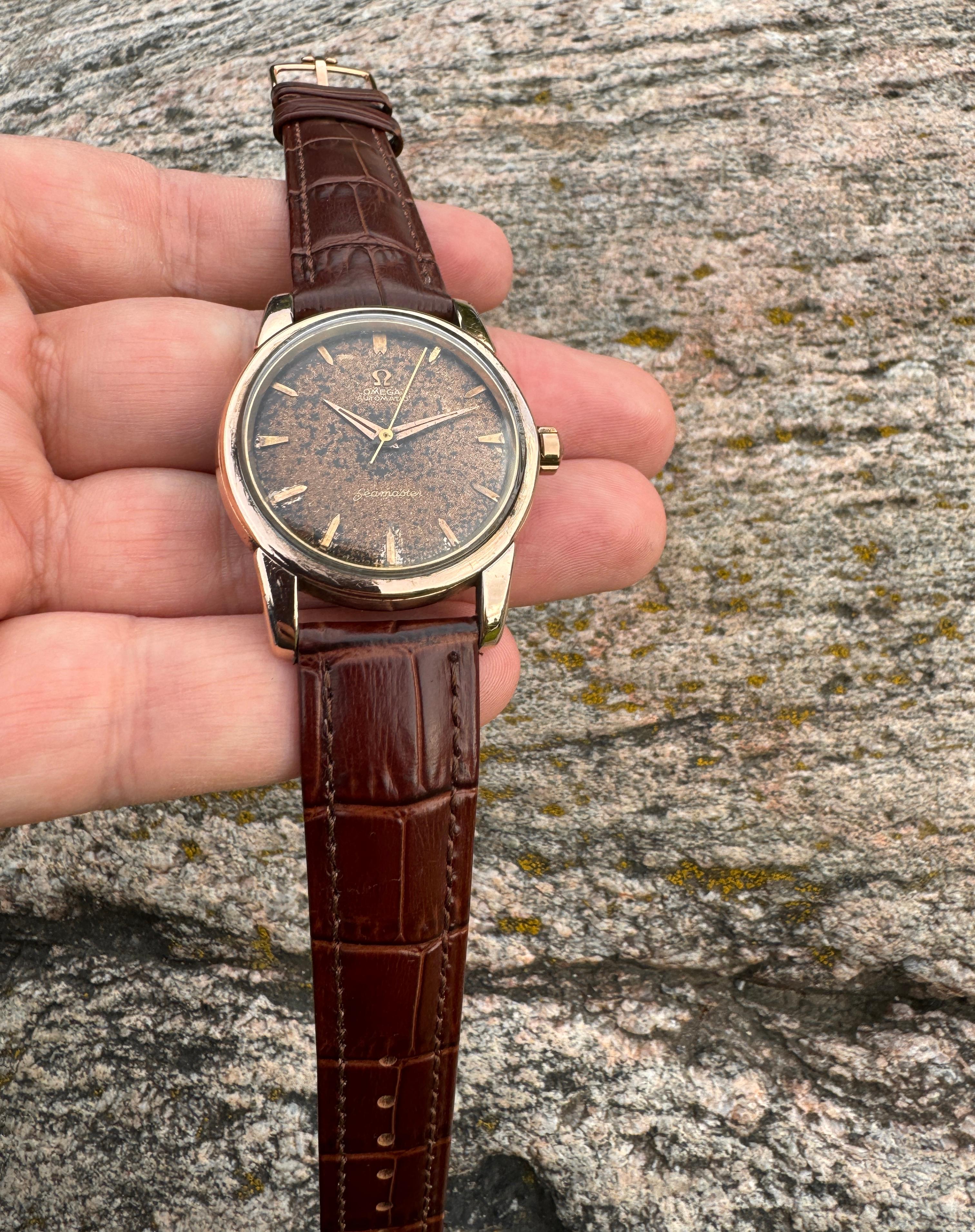  Montre Omega Seamaster Ref.2921 Tropical Rare Brown Dial Pour hommes 
