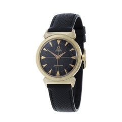 Omega Seamaster Reference 14363 Vintage Scarab Lugs Gold Top