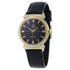 Omega Seamaster Reference 14363 Retro Scarab Lugs Gold Top