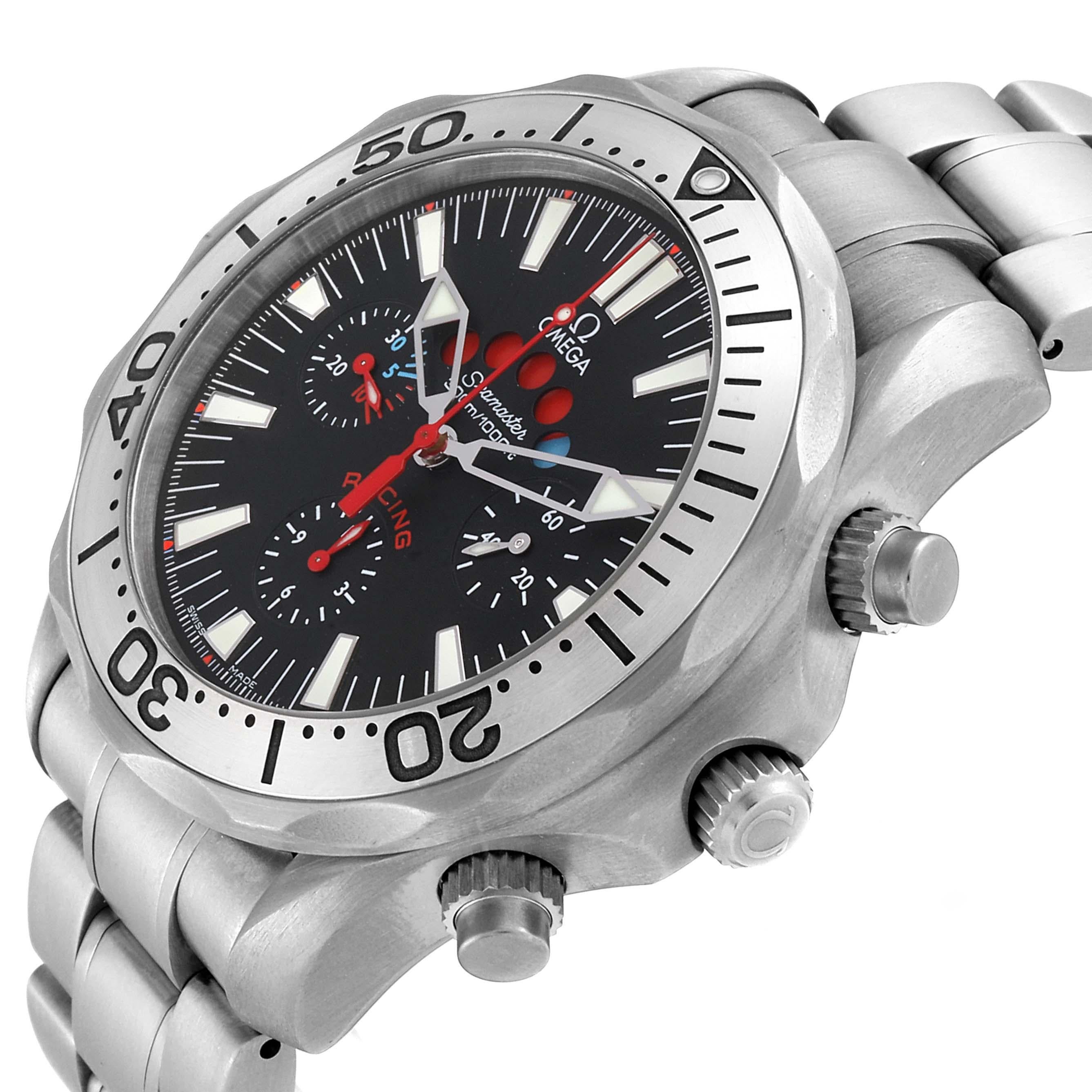 Men's Omega Seamaster Regatta Racing Titanium Men’s Watch 2269.52.00 Card For Sale