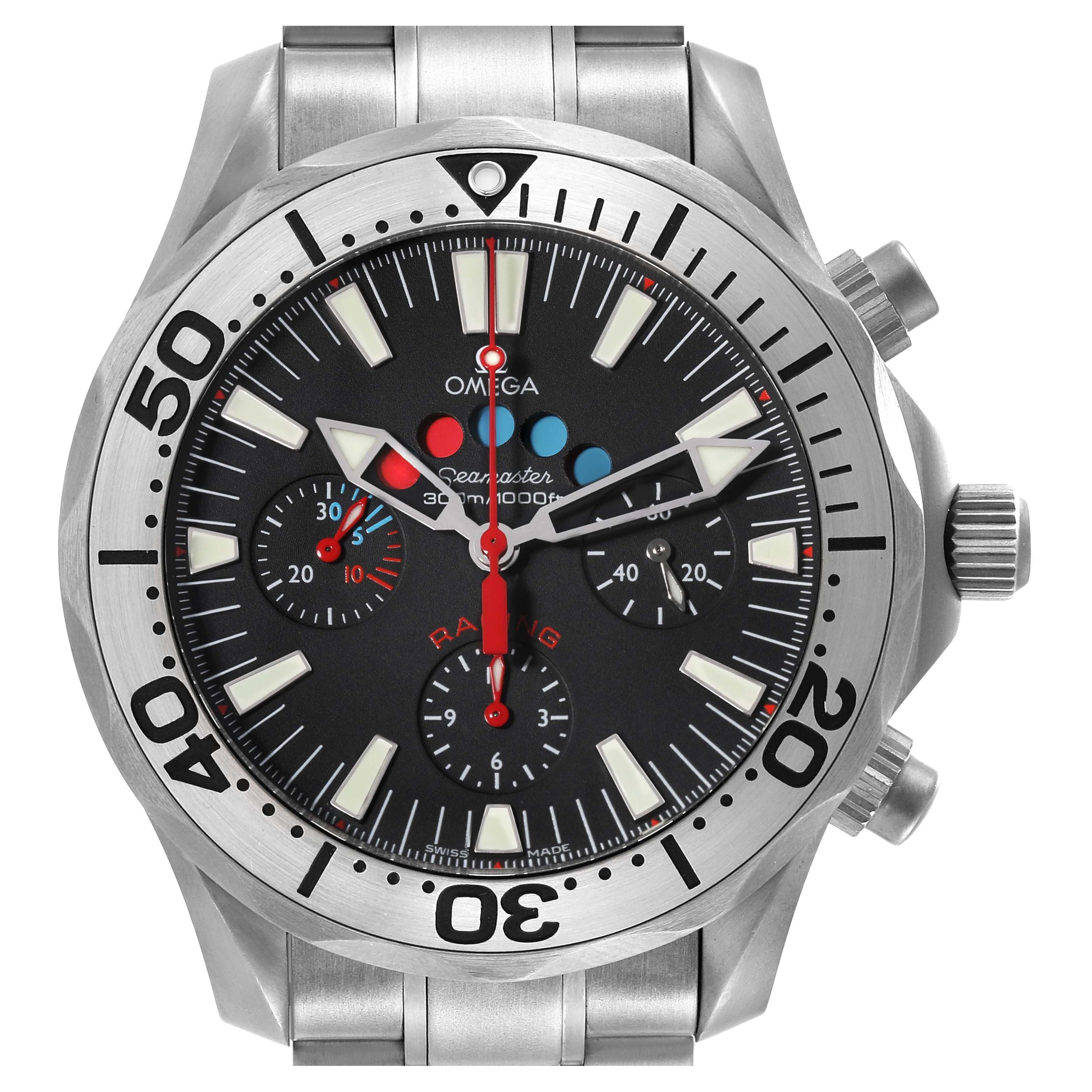 Omega Seamaster Regatta Racing Titanium Mens Watch 2269.52.00 Card