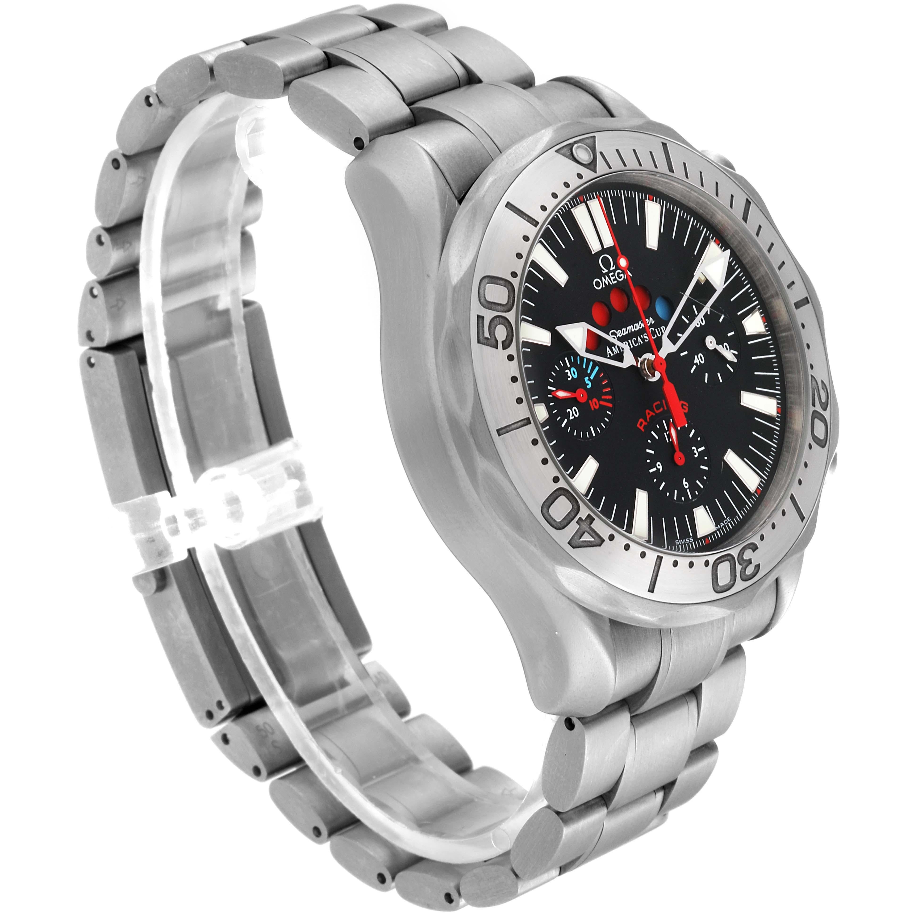 Omega Seamaster Regatta Racing Titanium Men's Watch 2269.52.00 In Good Condition For Sale In Atlanta, GA