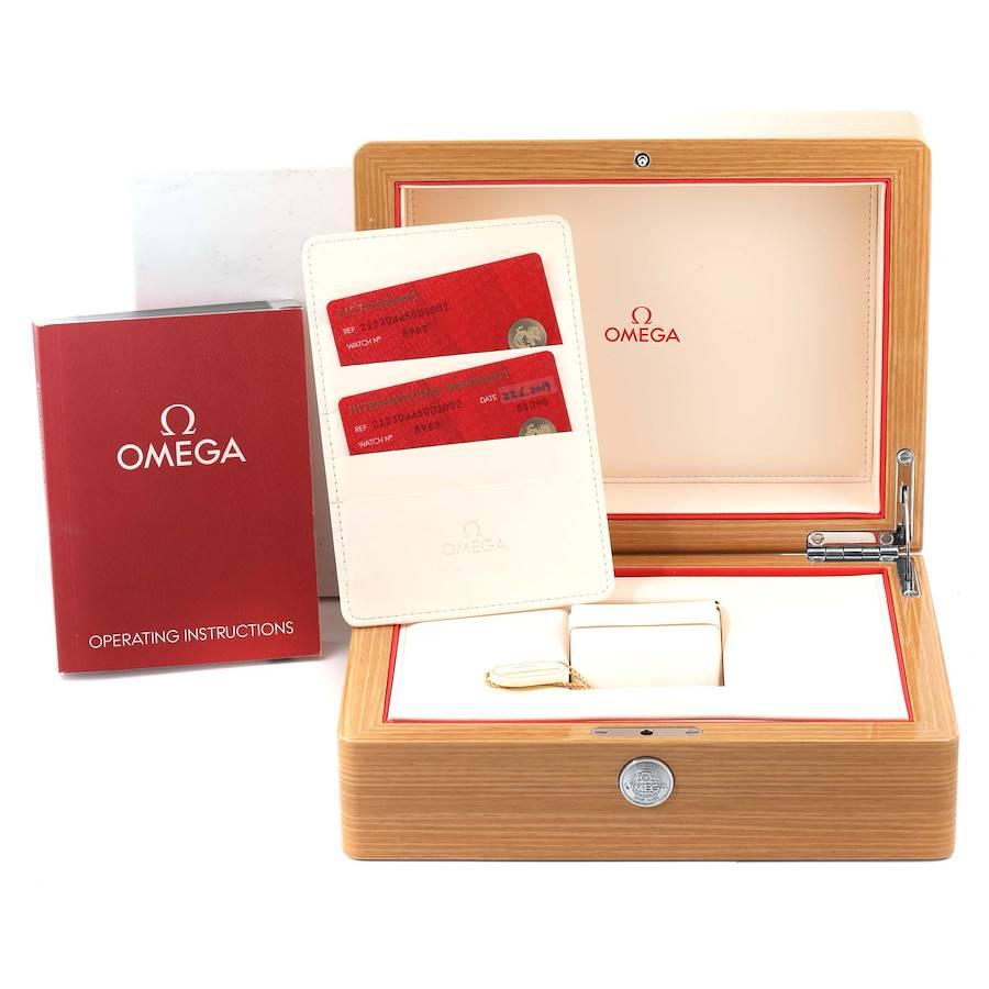 Omega Seamaster Regatta Yellow Hands Mens Watch 212.30.44.50.01.002 Box Card For Sale 3