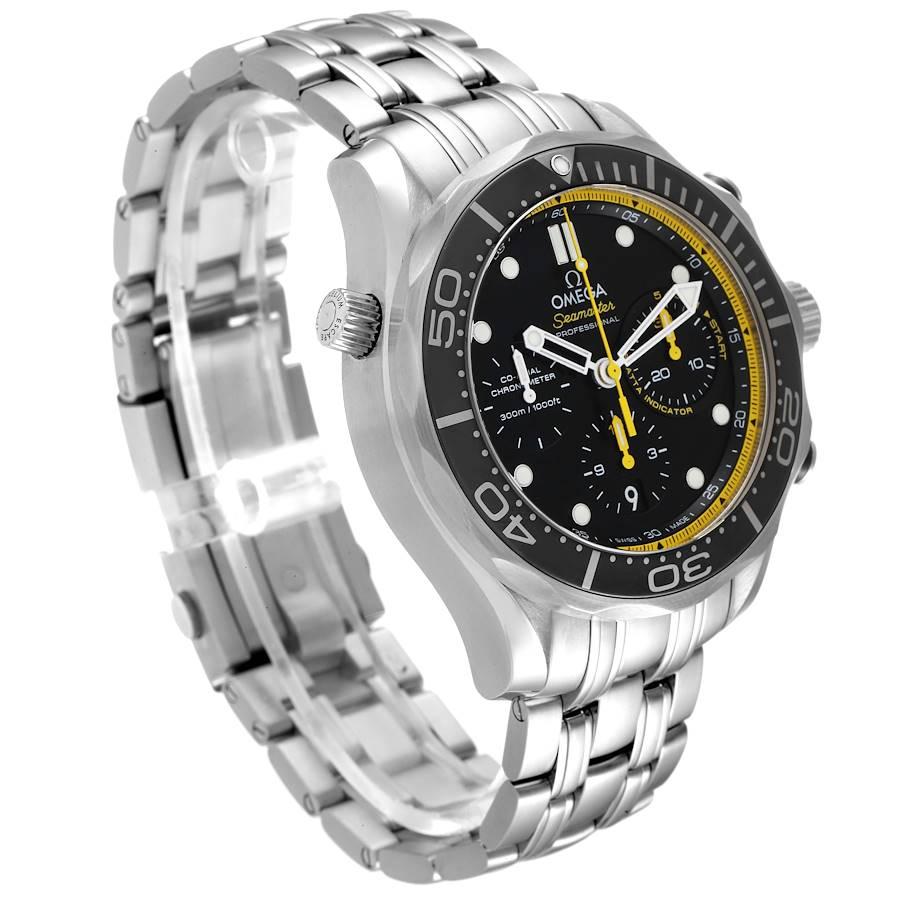 omega speedmaster yellow hands