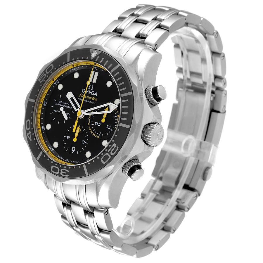 omega seamaster yellow dial