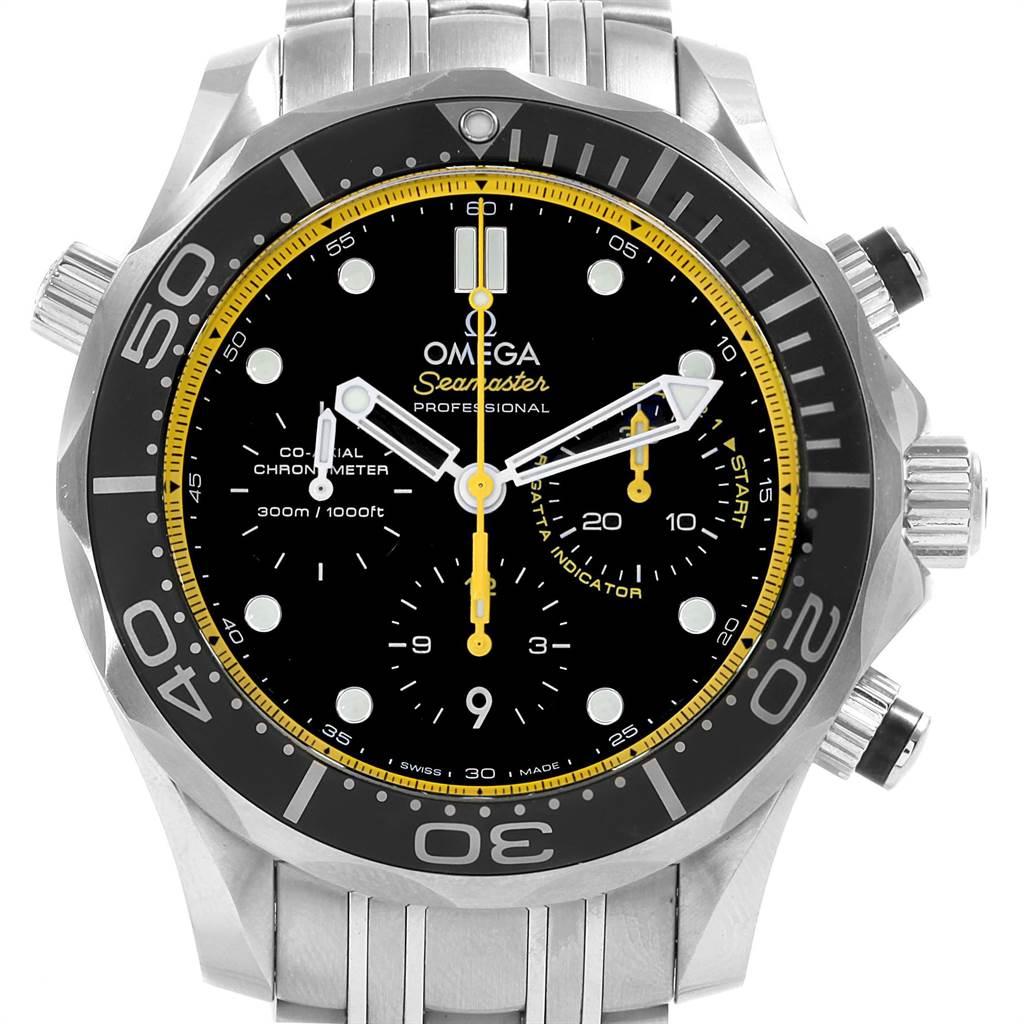 Omega Seamaster Regatta Yellow Hands 