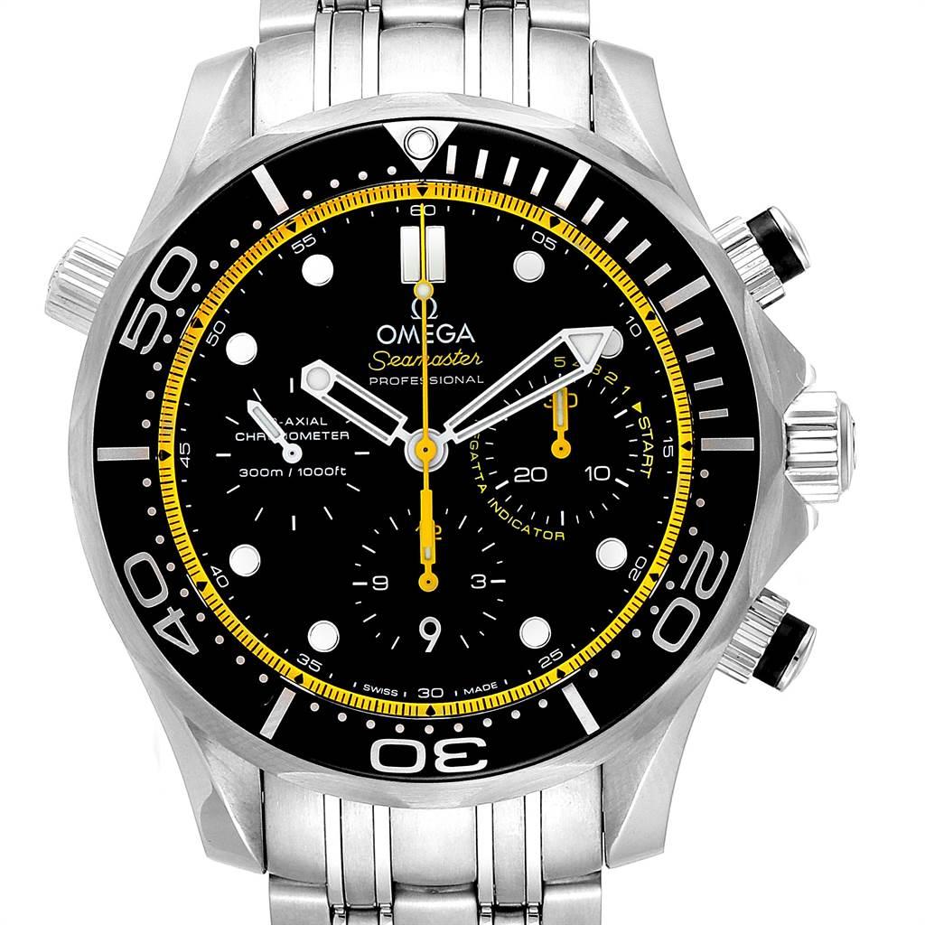 Omega Seamaster Regatta Yellow Hands 