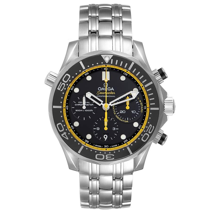 Omega Seamaster Regatta Yellow Hands 
