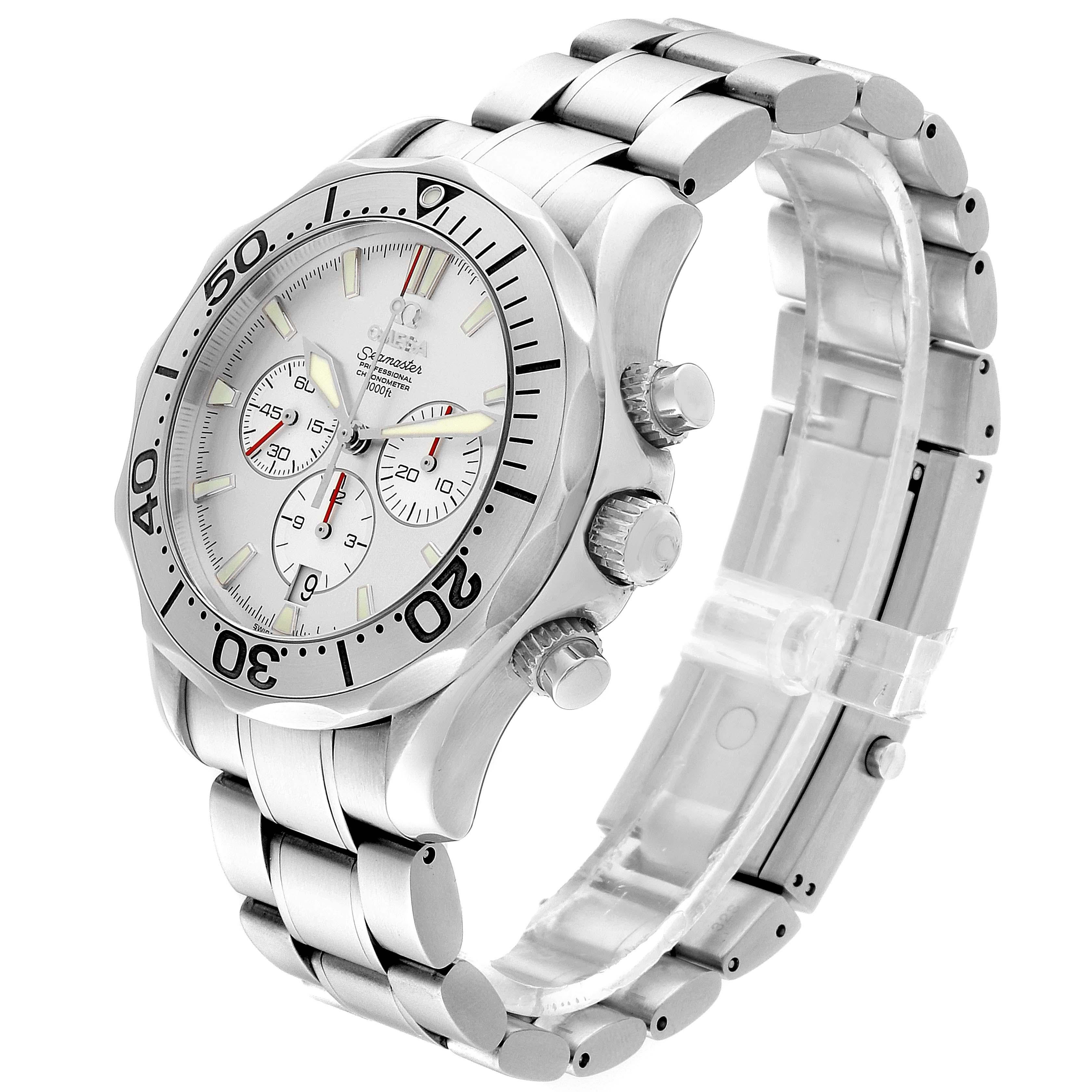 Men's Omega Seamaster Silver Dial Special Edition Steel Mens Watch 2589.30.00