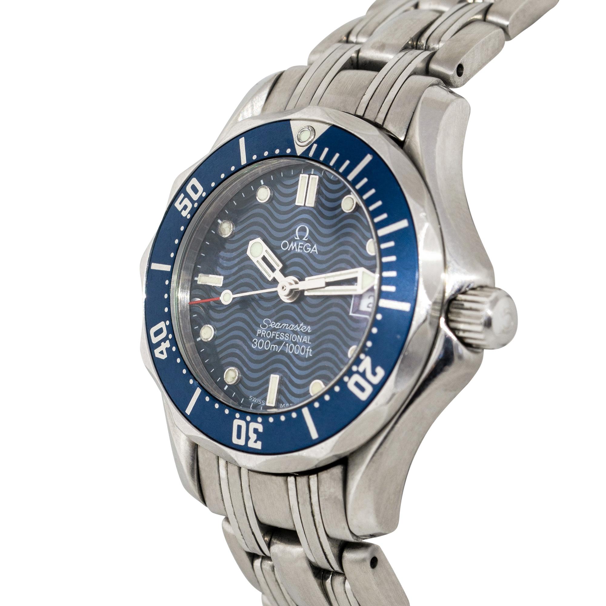 omega seamaster blue bezel