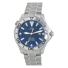 Used Omega Seamaster Stainless Steel Quartz Men's Watch 2265.80.00