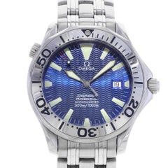 Omega Seamaster Steel Blue Dial Automatic Mens Watch 2255.80.00