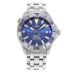 Omega Seamaster Steel Blue Dial Automatic Mens Watch 2255.80.00