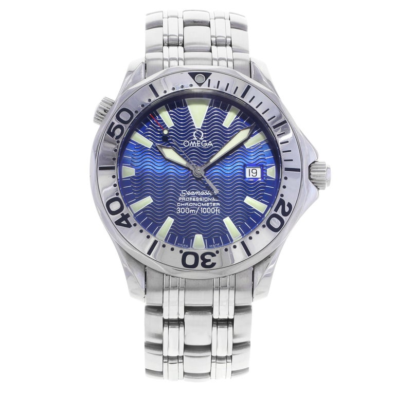 Omega Seamaster Steel Blue Dial Automatic Mens Watch 2255 80 00 At 1stDibs omega-seamaster-steel-blue-dial-automatic-mens-watch-2255-80-00-at-1stdibs