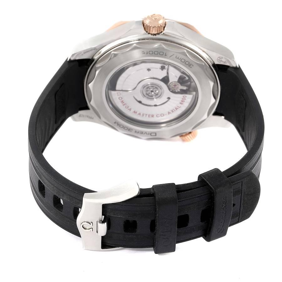 Omega Seamaster Stahl Roségold Herrenuhr 210.22.42.20.01.002 Box-Karte im Angebot 3