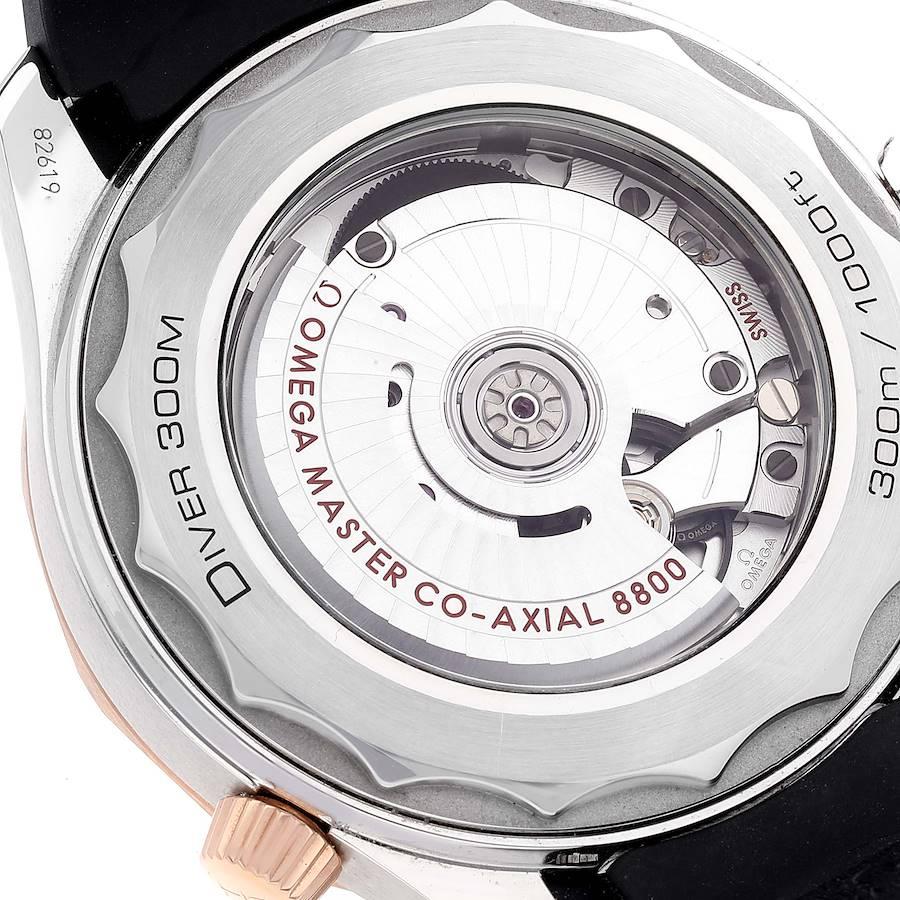 Omega Seamaster Stahl Roségold Herrenuhr 210.22.42.20.01.002 Box-Karte im Angebot 4
